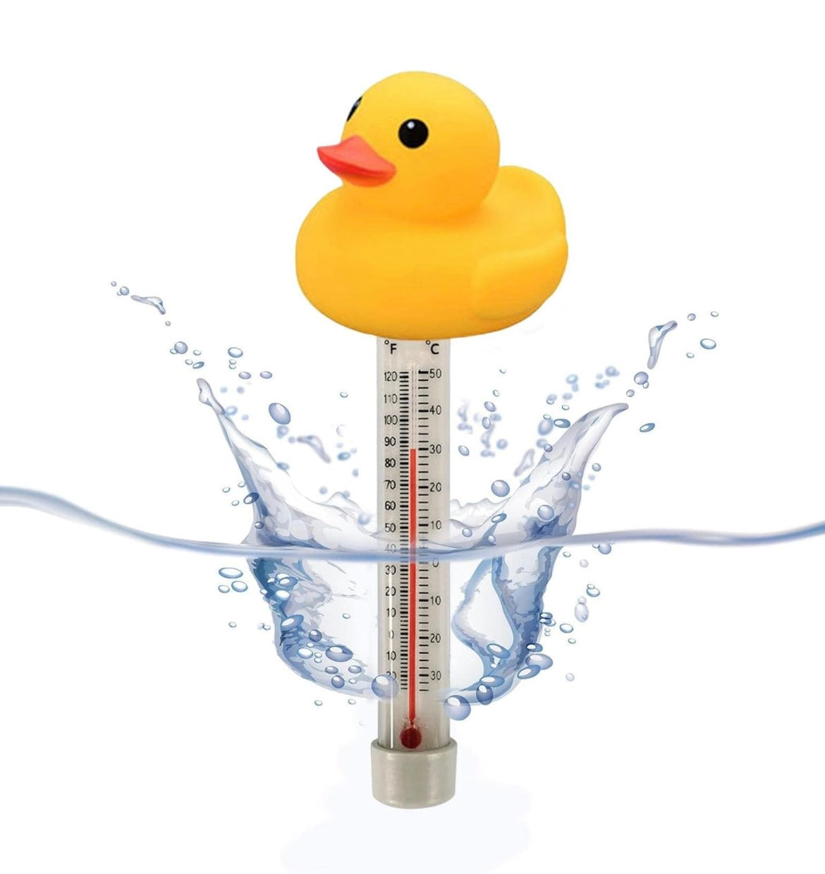 Thermomètre flottant piscine canard – lecture facile – AquaZenn