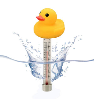 Thermomètre flottant piscine canard – lecture facile – AquaZenn