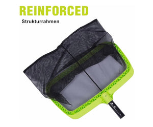 Épuisette piscine ultra-fine avec filet profond – 43x27 cm – AquaZenn