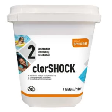 Chlore Choc Pastilles 30 g – Seau 5 kg